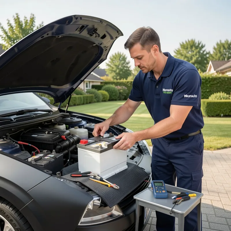 Changement batterie voiture à domicile : prix, étapes et professionnels en 2026
